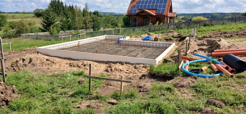 Budowa płyt fundamentowych, płyty fundamentowe