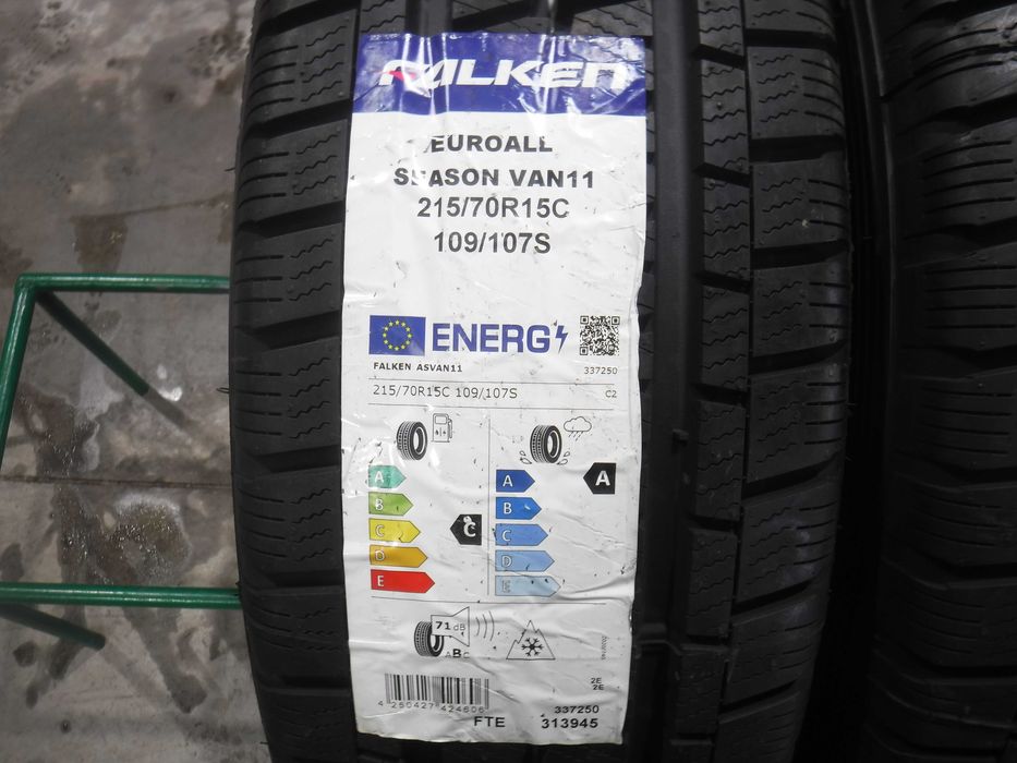 2xOpony 215/70/R15C Całoroczne Falken Euroall Season Van 11  Nowe