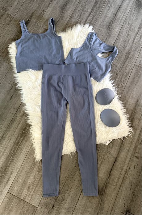 H&M sport komplet na siłownię fitness M 38