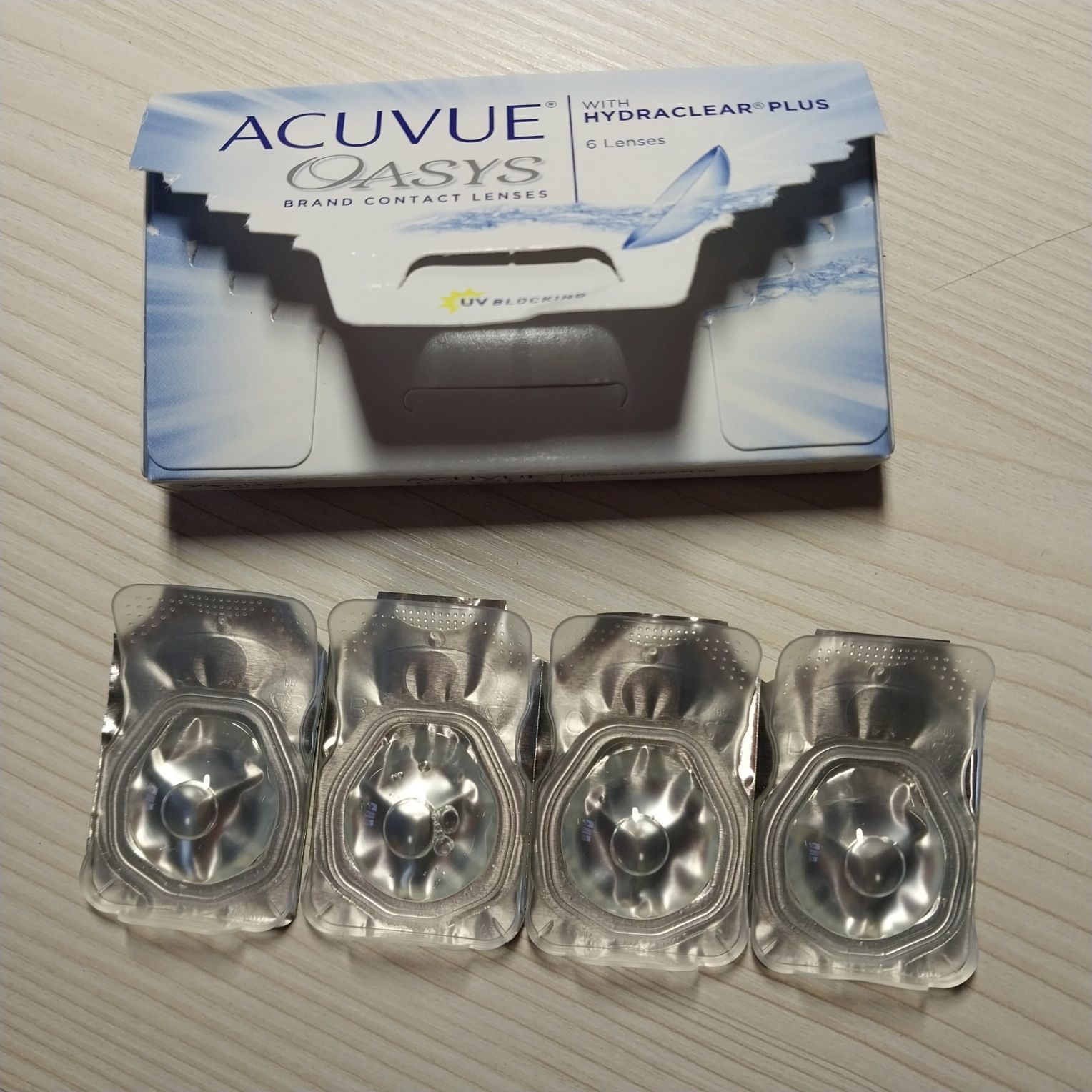 Лінзи контактні Acuvue oasys 4 шт -10, 8,4