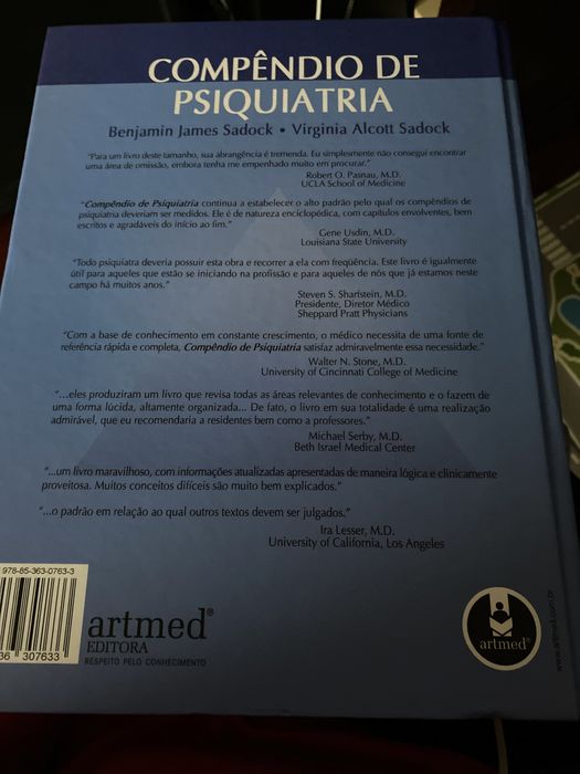 Livro de Psiquiatria Novo