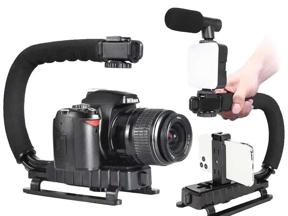 Zestaw do vlogowania nagrywanie filmów statyw mikrofon do telefonu