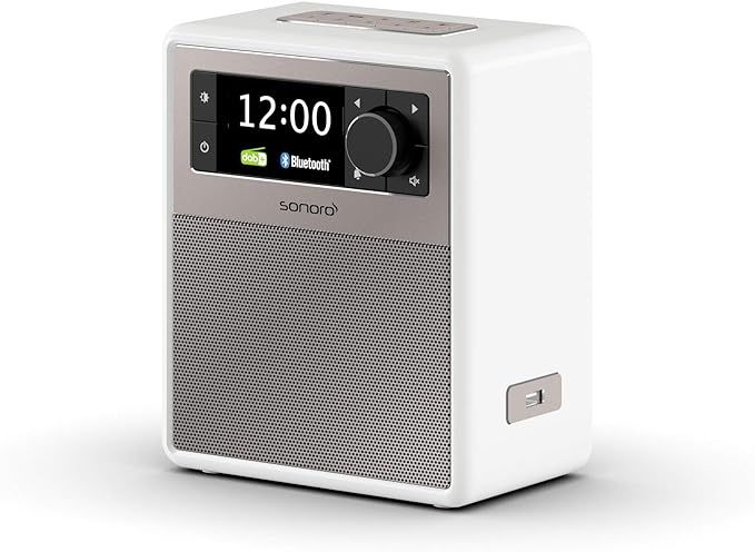 Radio sieciowe DAB+, FM Sonoro Easy - białe