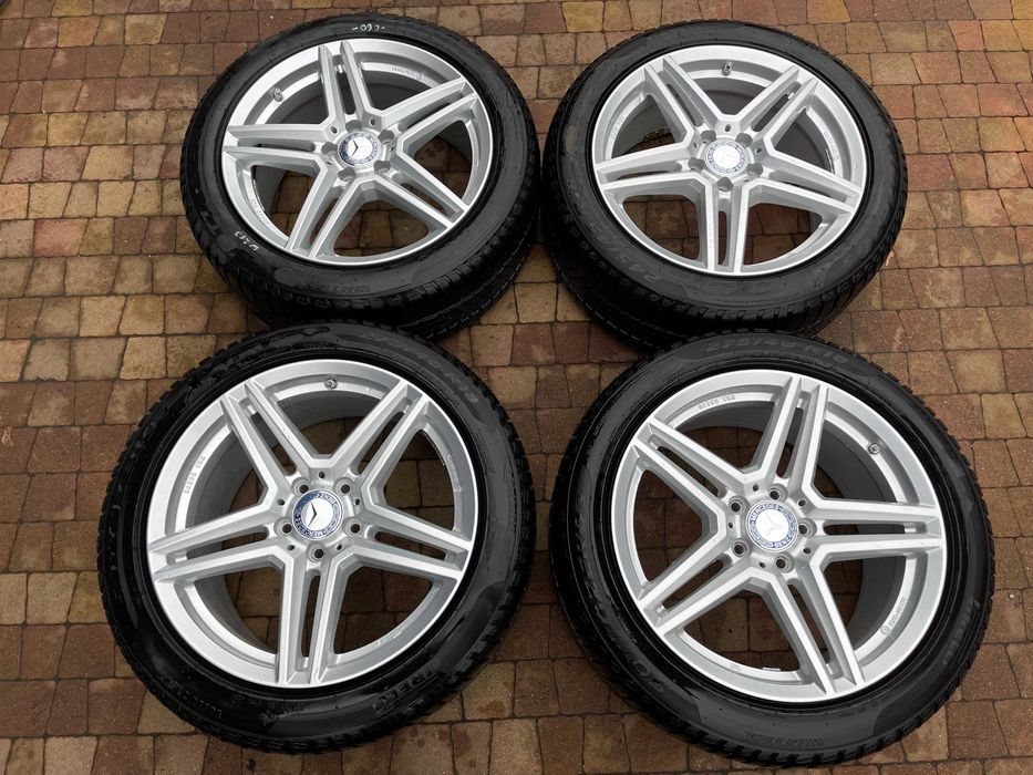 3716. Koła zimowe Mercedes W213 W238 5x112 8/9J 275/40/18 + 245/45/18