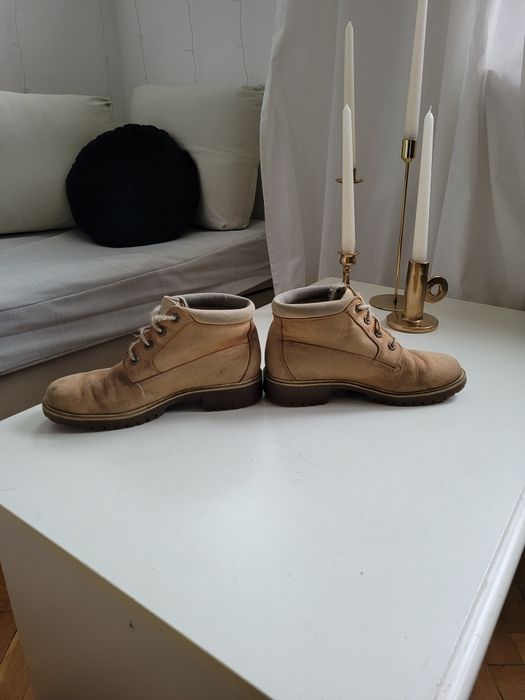 Buty Timberland trapery beżowe klasyki