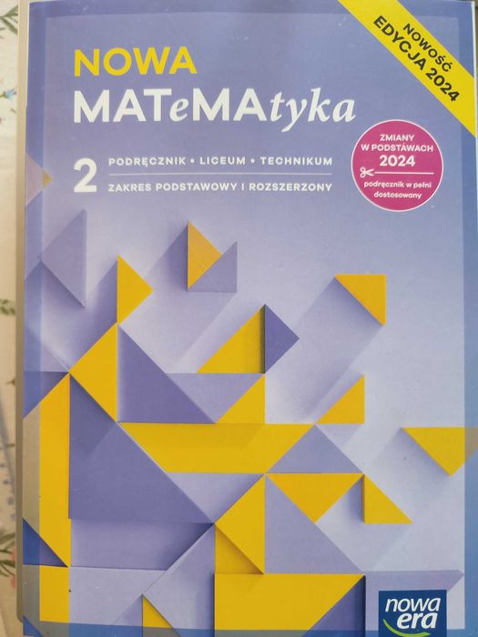 Matematyka klasa 2 liceum nowa era podstawa i rozszerzenie
