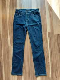 Granatowe jeansy Levis Demi Curve