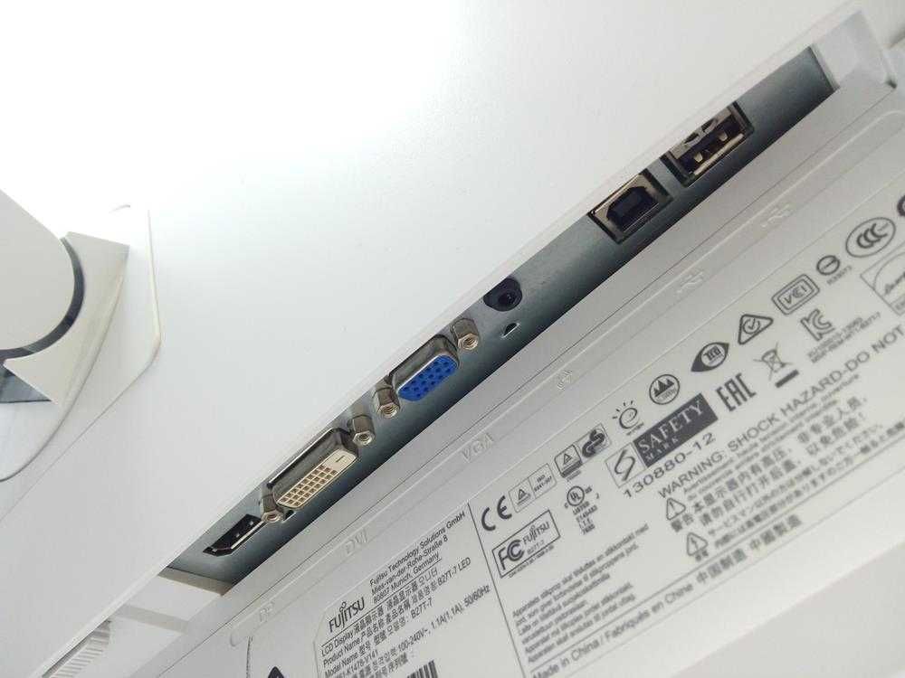 Monitor Używany Biały Fujitsu B27T-7 27 cale FHD IPS Gwarancja FV