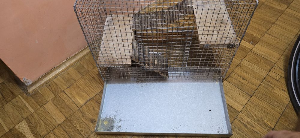 Клітка для гризунів металева