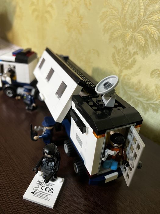 Лего сумісний конструкт поліція трак вантаж блок екскаватор Playtive