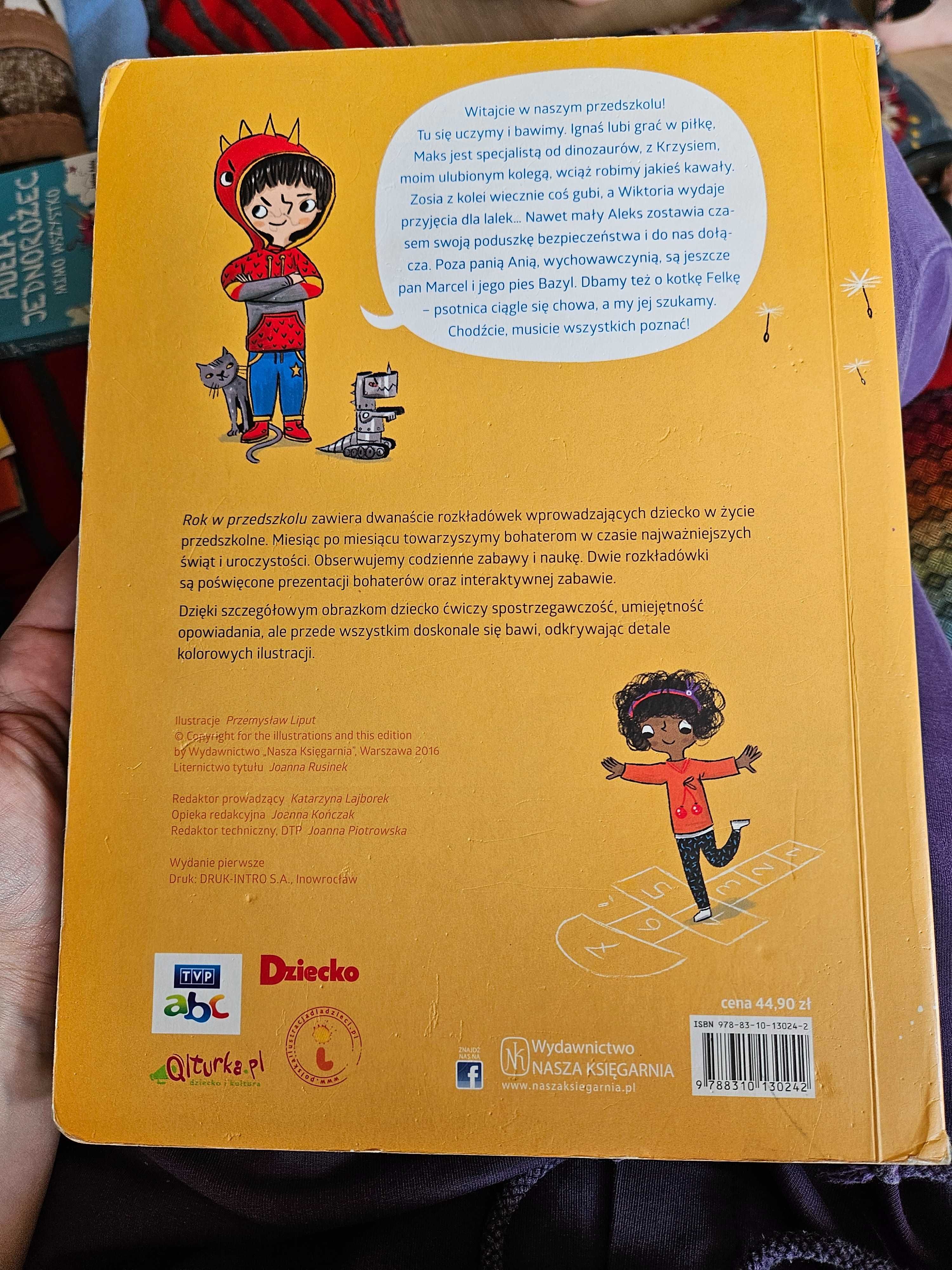 Książka dla dzieci "Rok w przedszkolu"