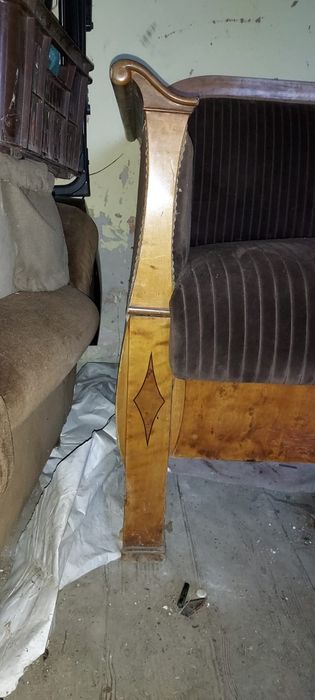 Stara Secesyjna Sofa Otomana