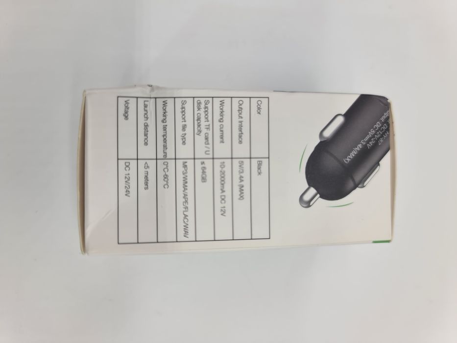 Carregador telemóvel  para carro  com Bluetooth