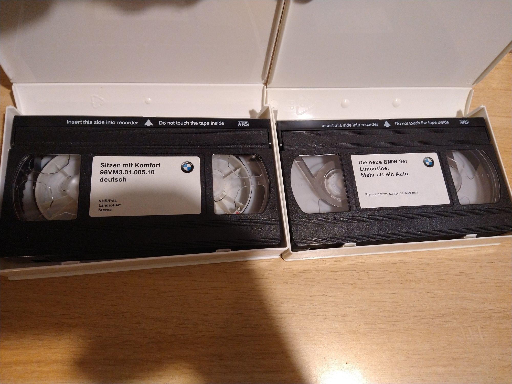 VHS BMW Filmy szkoleniowe marketingowe "do użytku wewnętrznego"