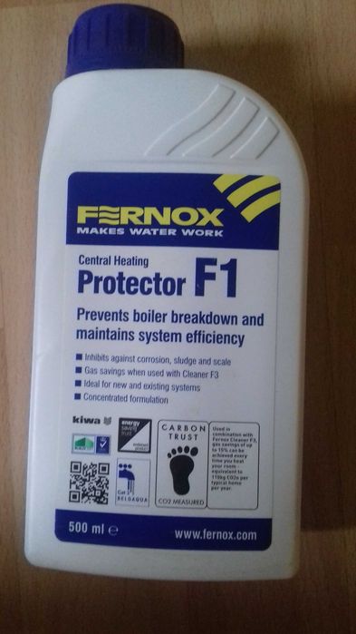 Fernox Protector F1 Płyn Antykorozyjny C.O. 500 ml lub Fernox F3 C.O.