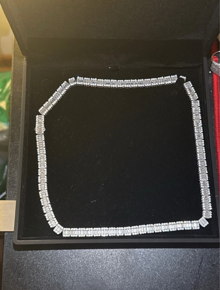 Łańcuch tennis bougette vvs moissanite
