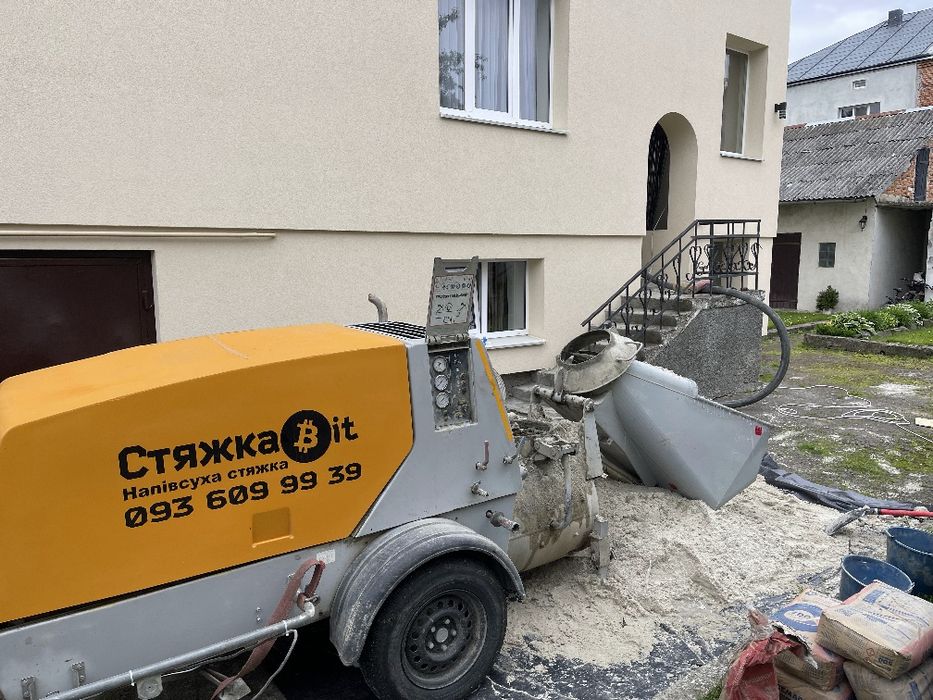 Стяжка Підлоги Напівсуха Стяжка