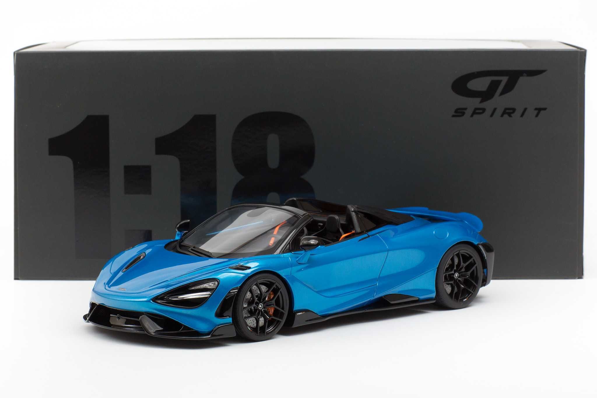 McLaren 765LT Spider Blue GT Spirit 1:18