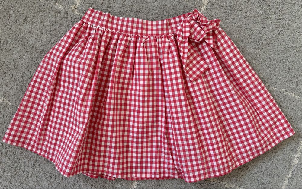 Nowa spódnica w kratkę r.104/110