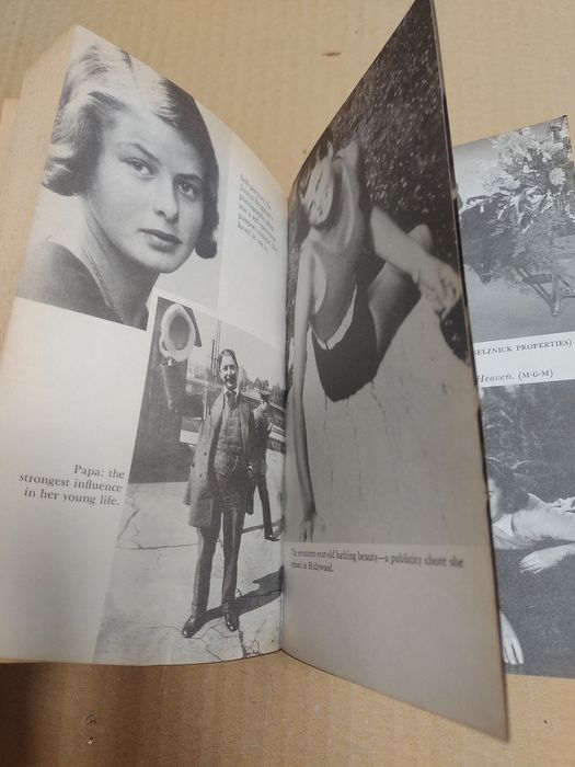 Livro My Story Ingrid Bergman and Alan Burgess + Postal/Photo