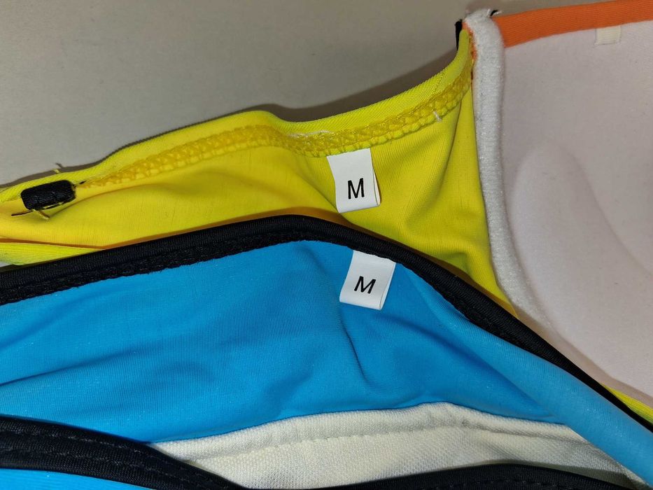 W022 Kostium Kąpielowy Bikini Damski Strój Dwuczęściowy Z Falbaną  M