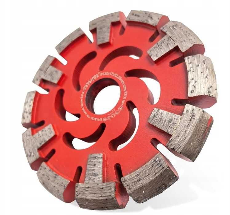 Frez do rowków pod ogrzewanie podłogowe 130x17mm, 12 segmentów GVHAKG