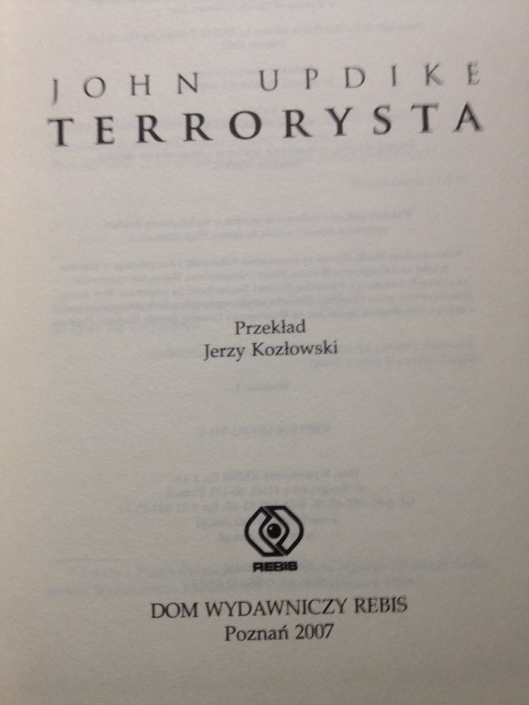 Terrorysta - John Updike