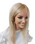 Peruka naturalna long bob Angel deluxe HH blond z odrostem "S "unikat