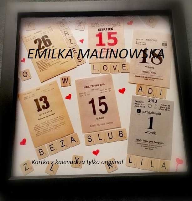 Kartki z kalendarza 2000r-2015 r