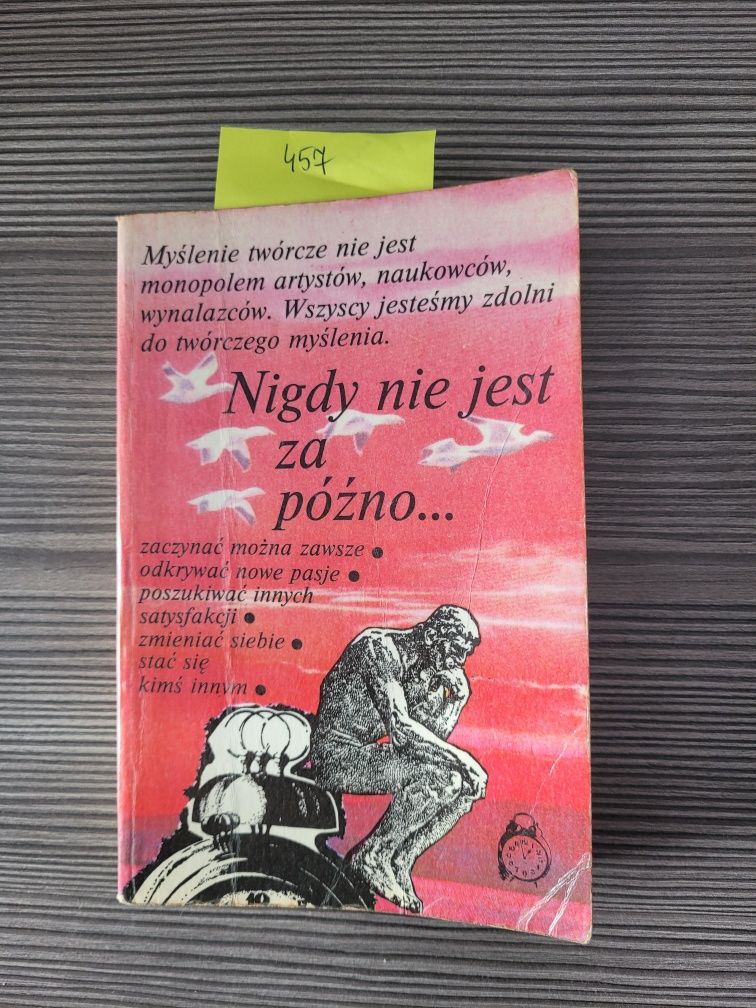 457. "Nigdy nie jest za późno"  Kieszonkowa