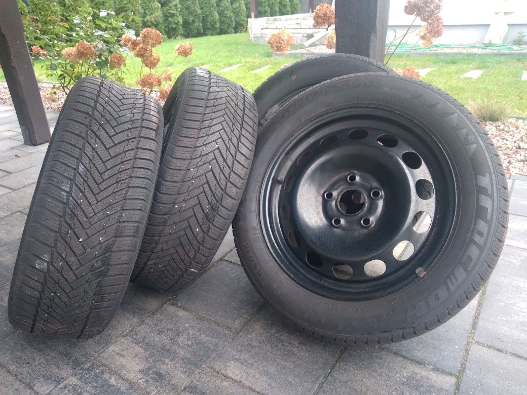 Koła 5x112 jak nóweczki 7 mm VW, SKODA, SEAT 205/55/16 2021 rok