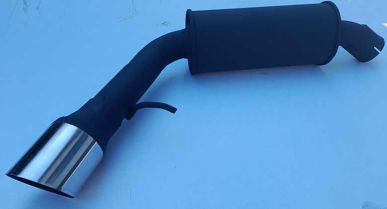 tłumik końcowy przelotowy VOLVO S60 V70 XC70 S80