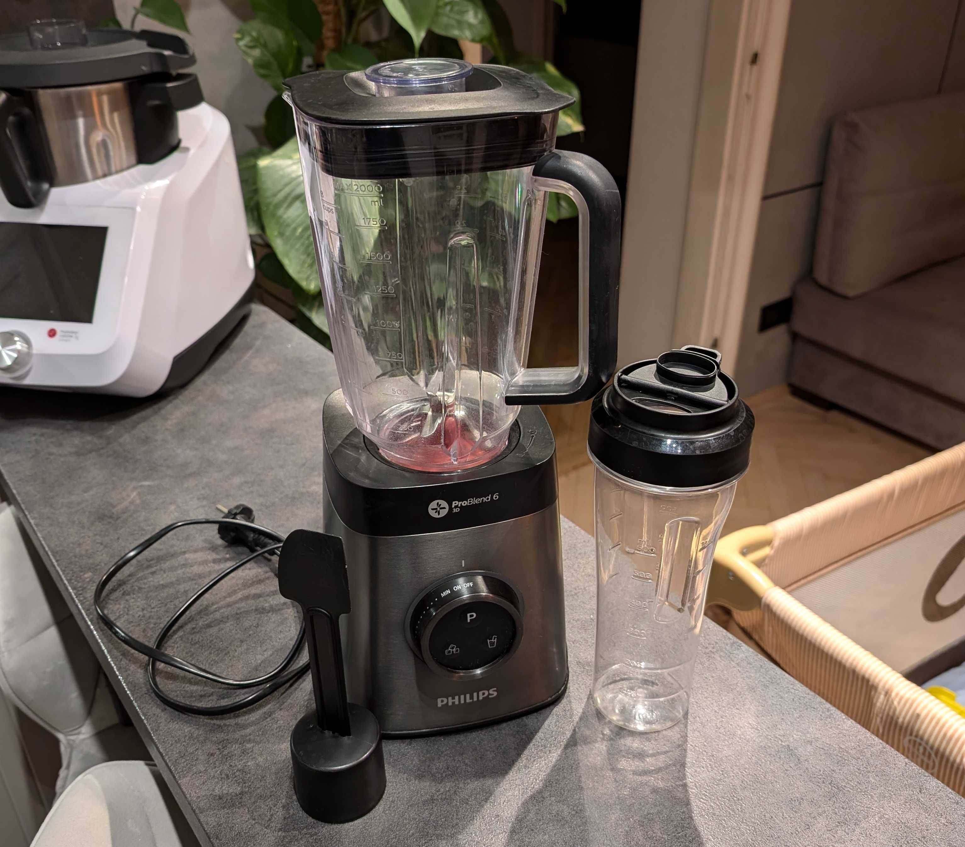 Blender kielichowy Philips ProBlend 6 3D 1400W 35 000 obr./min idealny
