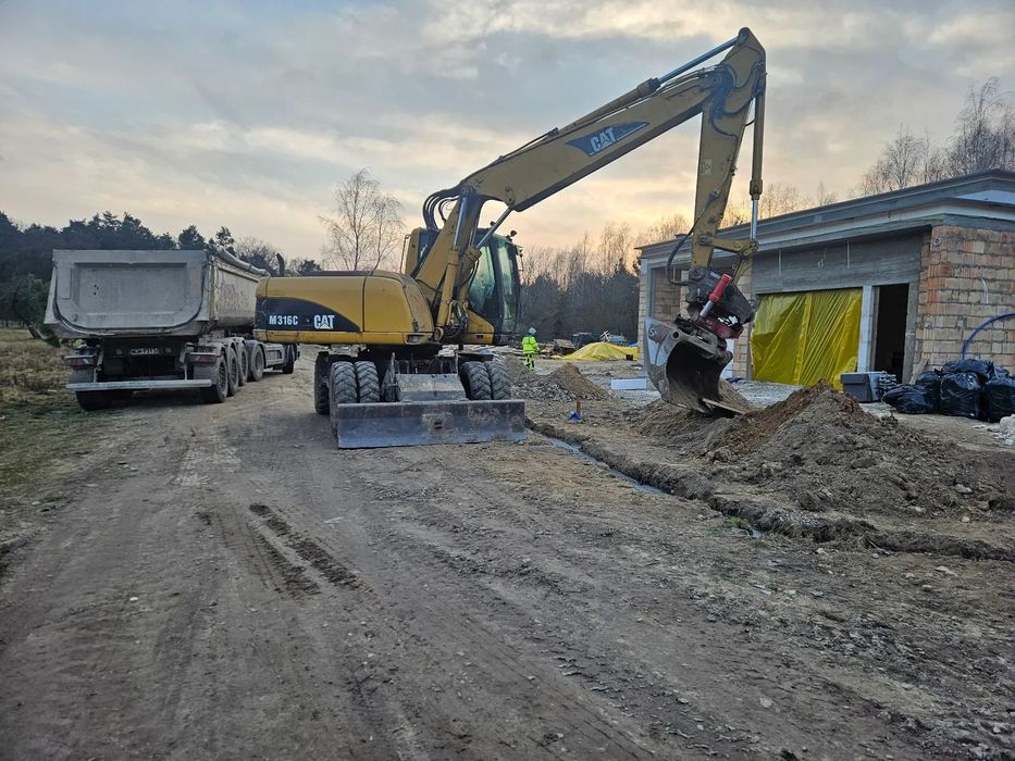 Caterpillar M316C  Koparka kołowa CAT 316  Rototilt
