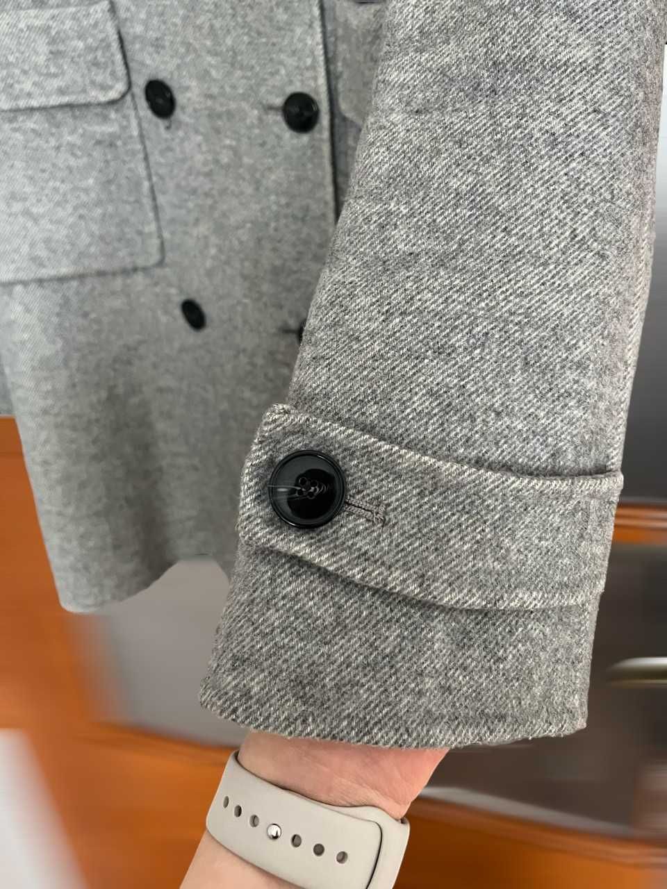 zara płaszcz wełna wełniany coat s m 36 38 basic premium hand made