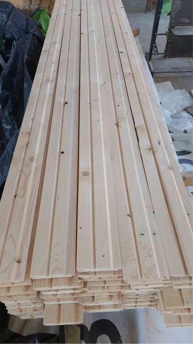 WYPRZEDAŻ Deski Elewacyjne Suchy Skandynawski Świerk 23 mm x 125 mm BC