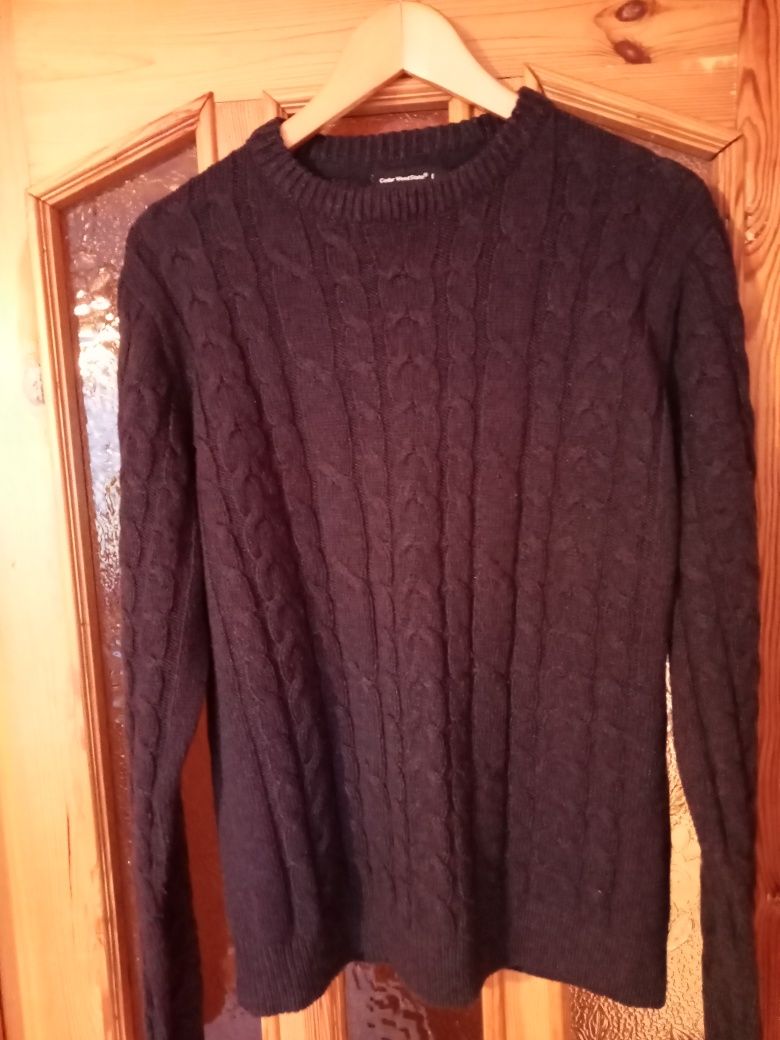 Bardzo ładny męski sweter,15 % wełny. Cedar Wood Stare.