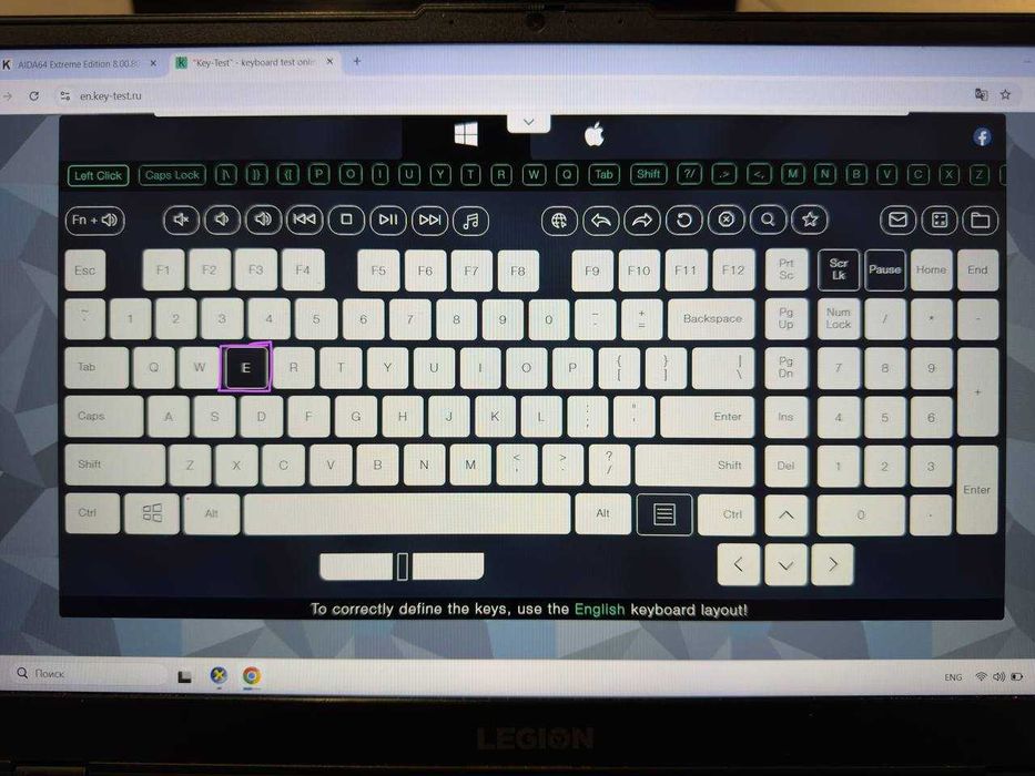 Продам ноутбук Lenovo Legion 5 15ARH05H (Б/в)