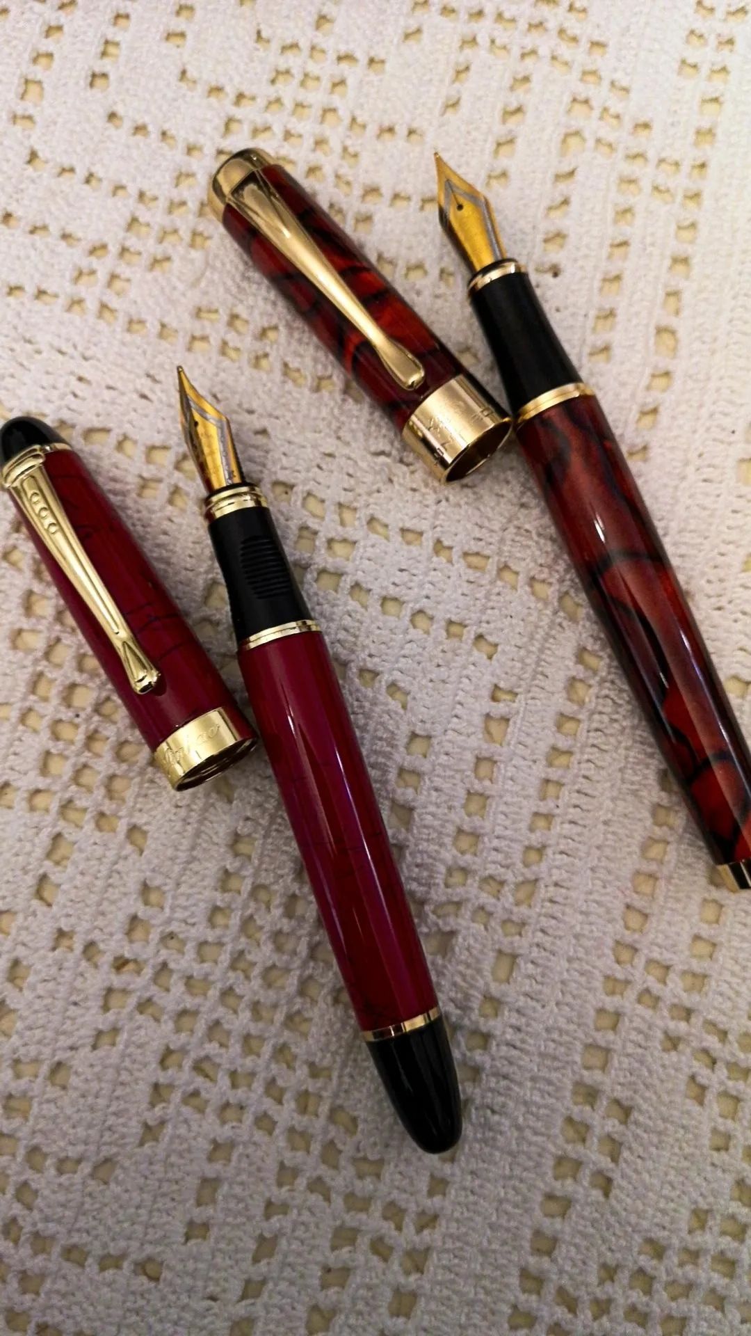 2 canetas tinta permanente fabulosas da Jinhao