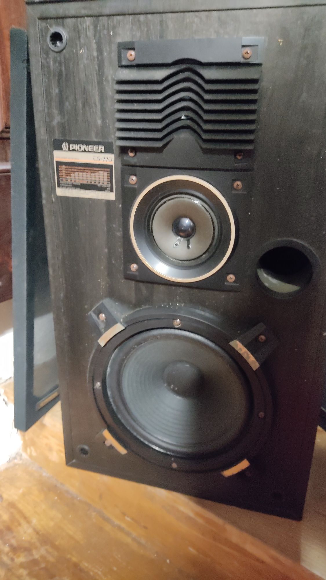 Par de colunas Hifi Pioneer CS-770 110w anos 80