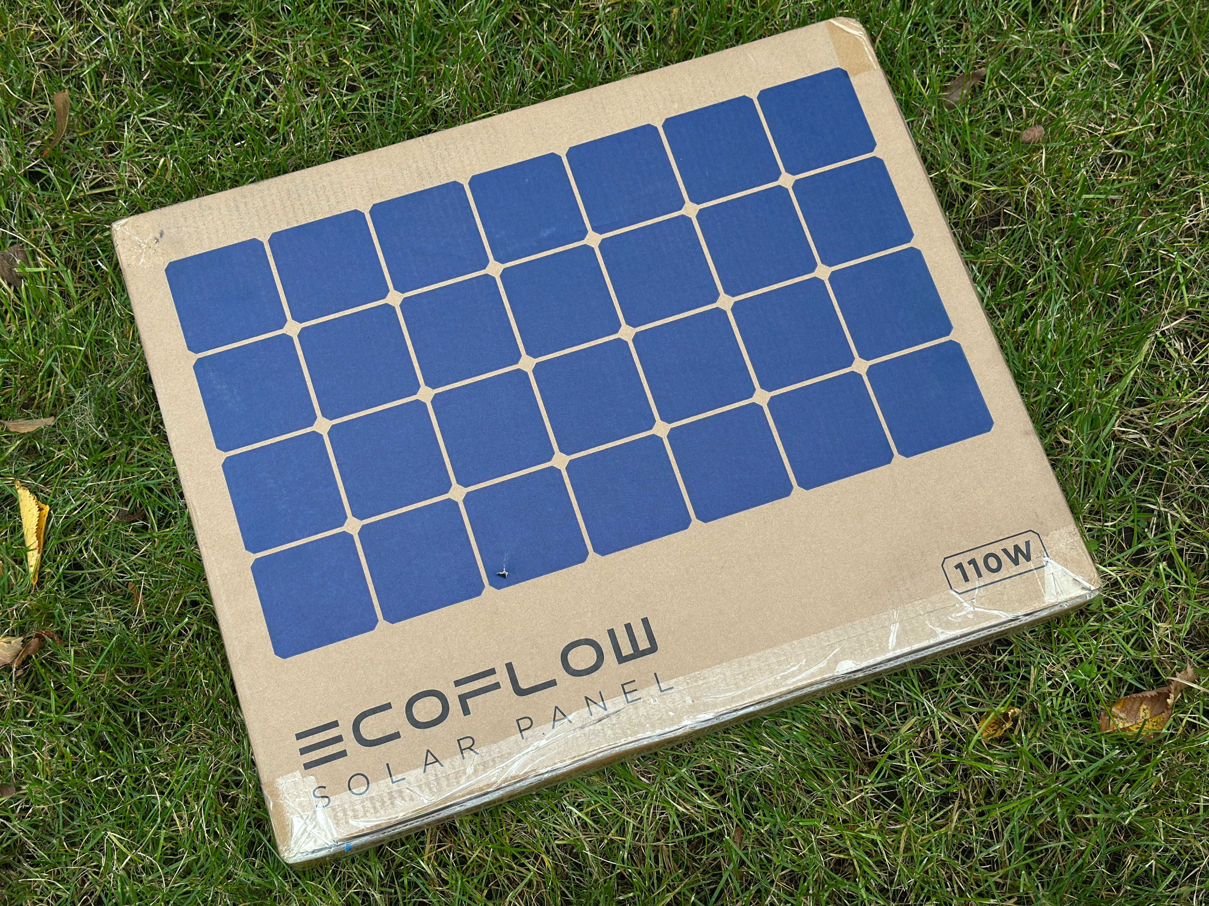 сонячна панель (портативна) EcoFlow 110W Solar Panel - НОВА з EU