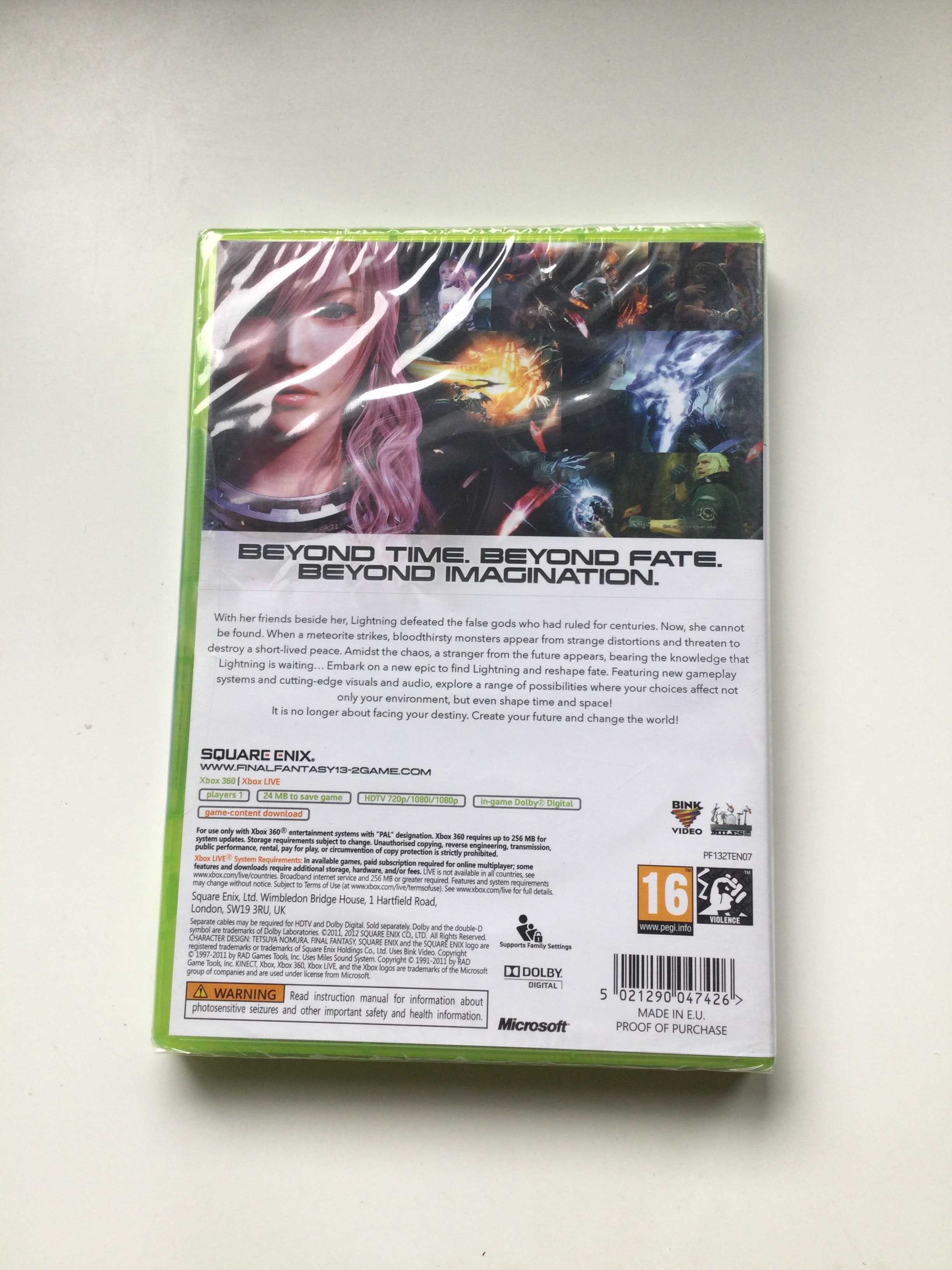 Xbox 360- Final Fantasy XIII-2 (selado)