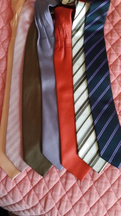 Lote de 7 gravatas