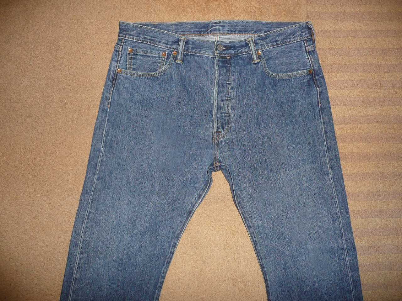 Spodnie dżinsy LEVIS 501 W36/L29=47,5/96cm jeansy