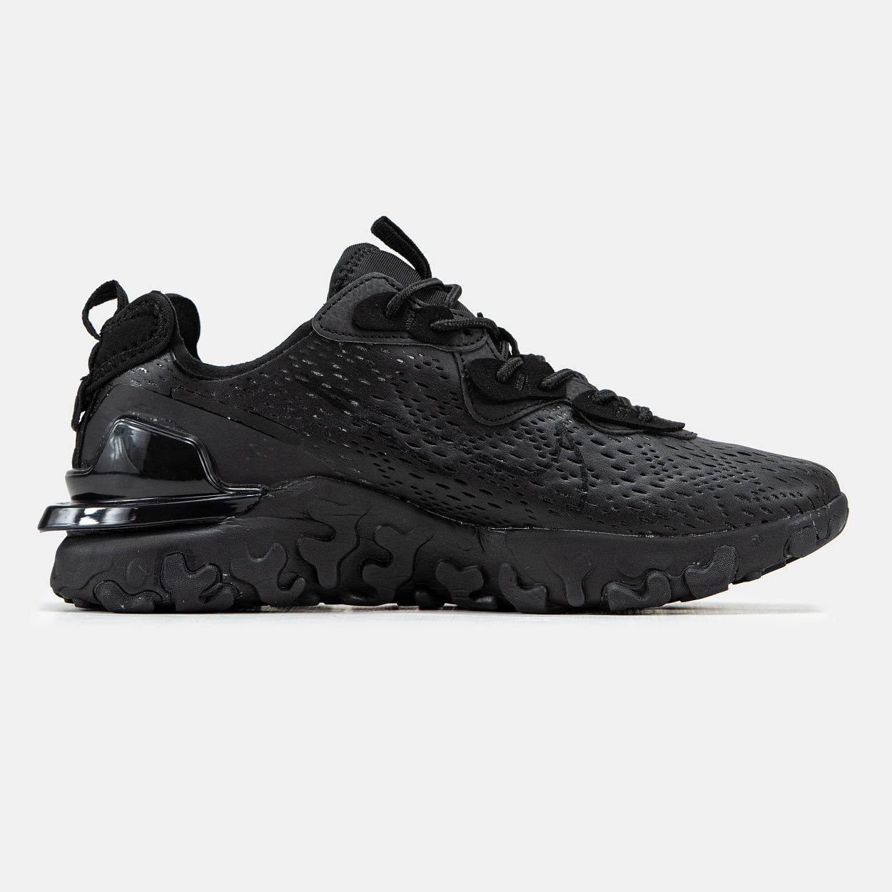 Чоловічі бігові кросівки Nike React Vision Black літні сітка 41, 45