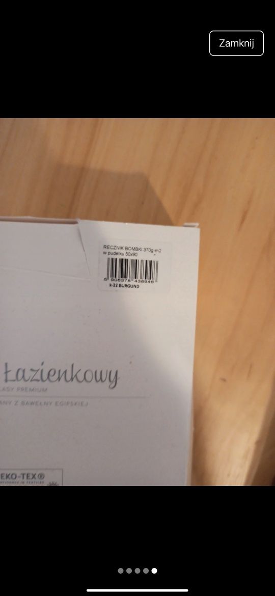 2 ręczniki łazienkowe zwoltex 50*90