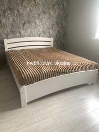 Двоспальне ліжко з дерева, деревянная кровать, Лофт кровать