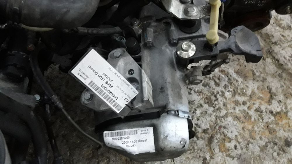 Caixa de velocidades citroen c3/peugeot 207/206 1.4hdi