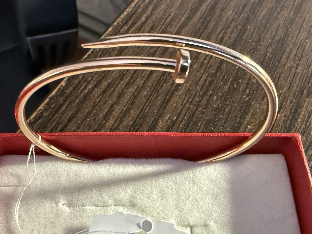Золотой браслет Cartier гвоздь 585 проба распродажа