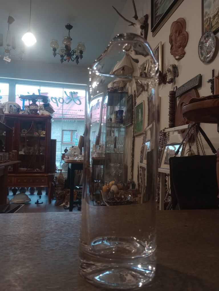 Cudny ciekawy wazon szkło Vintage Design